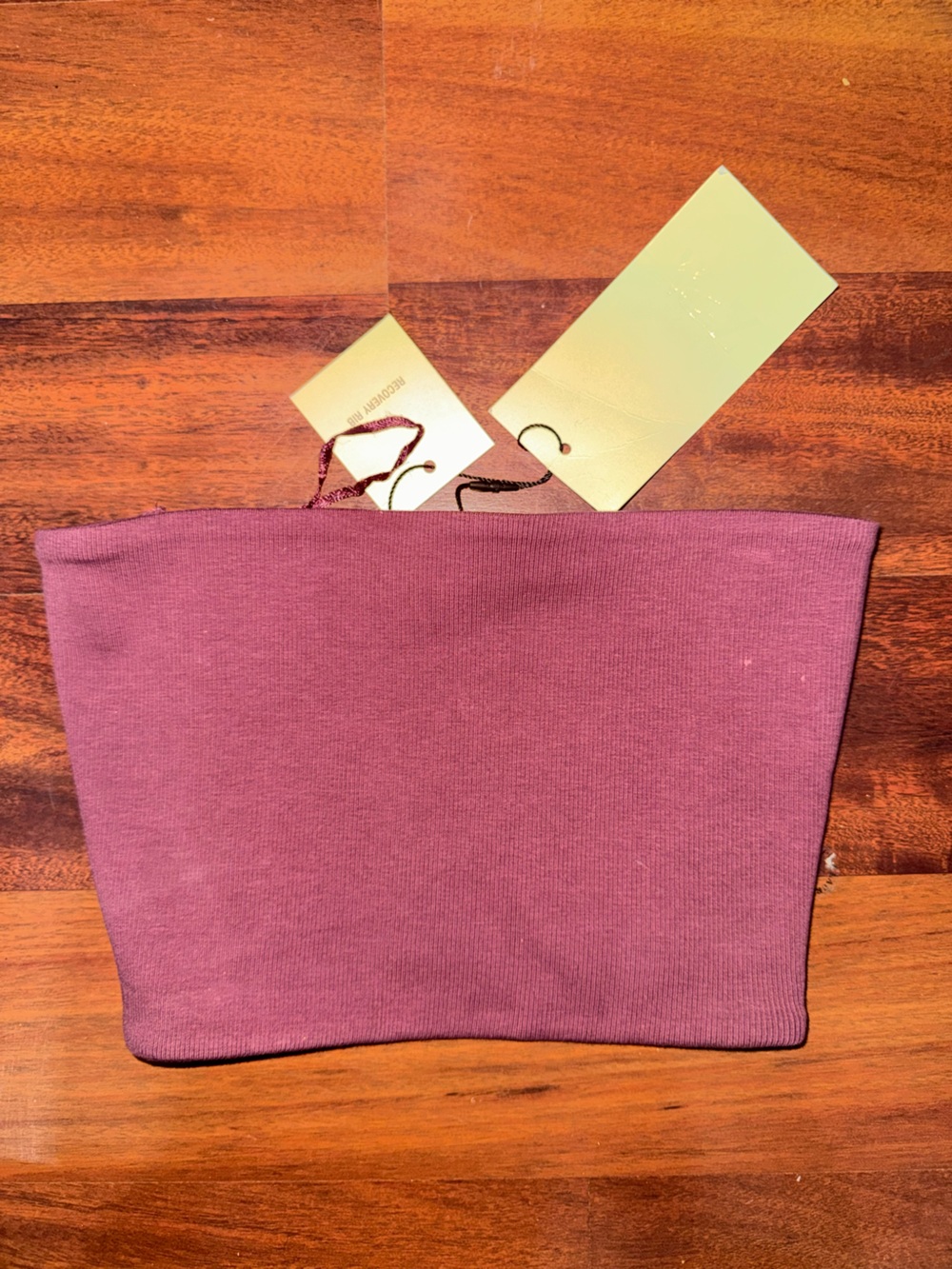 Zara Plum Purple Cropped Tube Bag